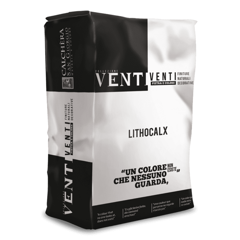 Calchera San Giorgio — VentiVenti Lithocalx, stucco materico per facciate esterne