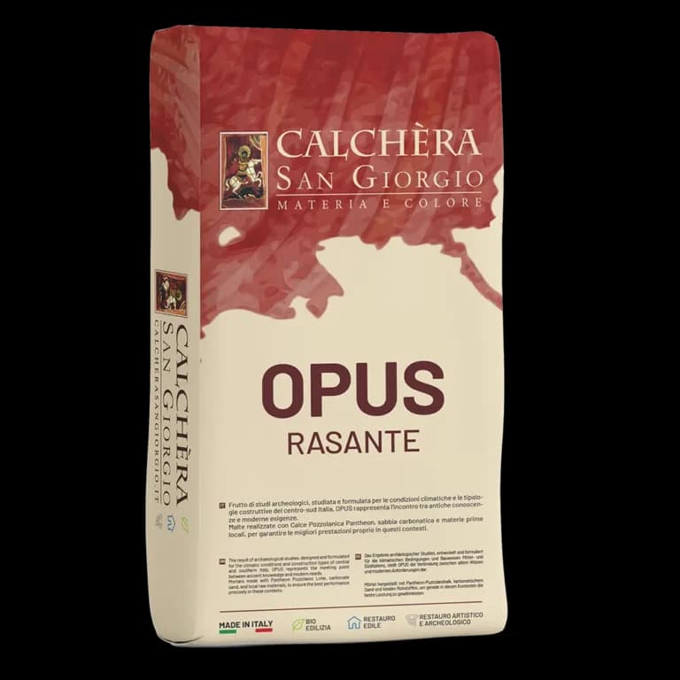 Calchera San Giorgio — Opus Rasante XX5, calce rasante per finiture pregiate